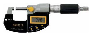 Asimeto IP65 Dijital Dış Çap Mikrometresi